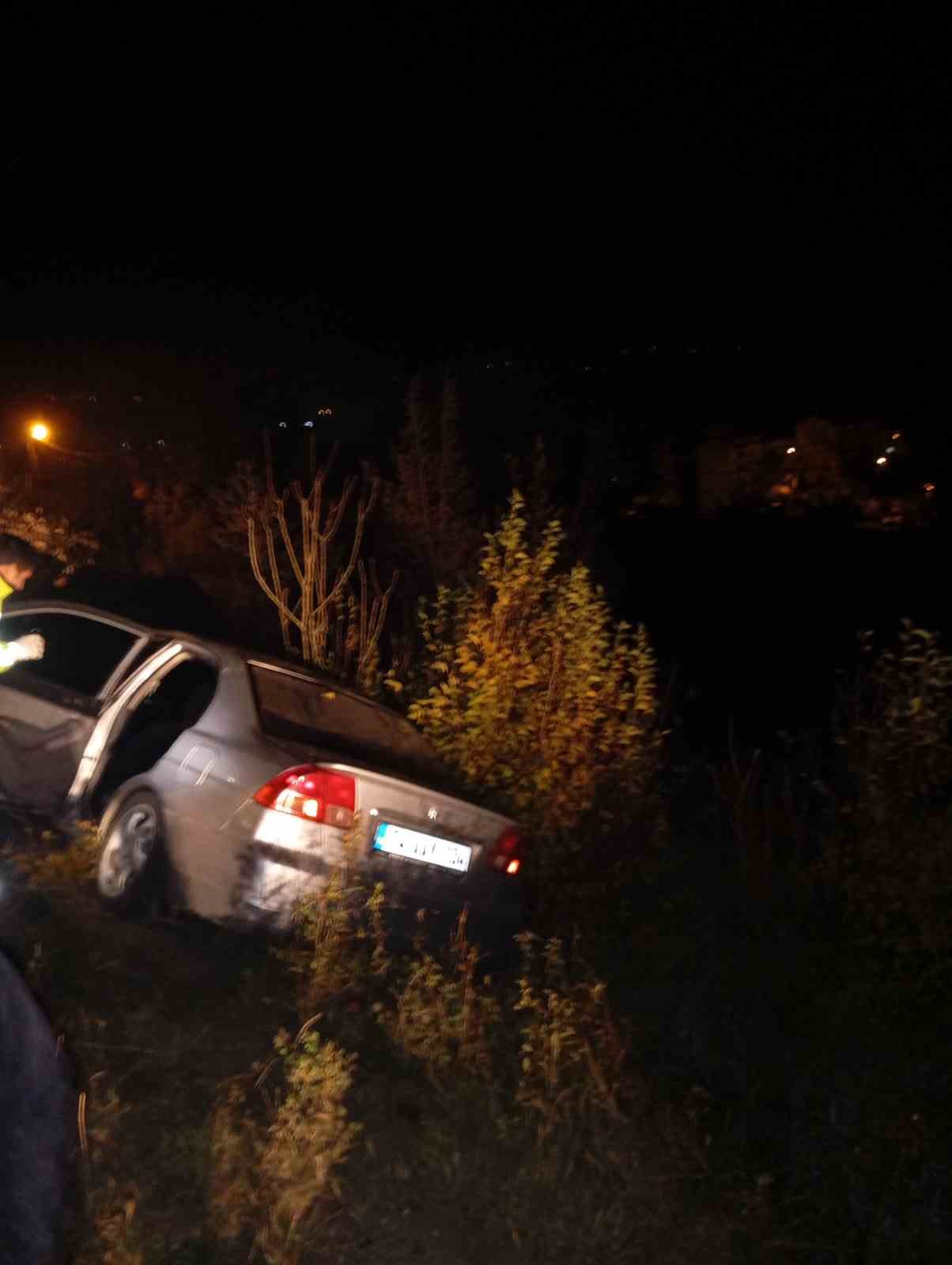 Alkollü Sürücü Polisten Kaçarken Kaza Yaptı