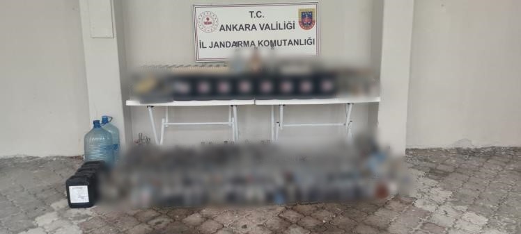 Ankarada Jandarmadan Yılbaşı Öncesi Sahte Alkol Operasyonu