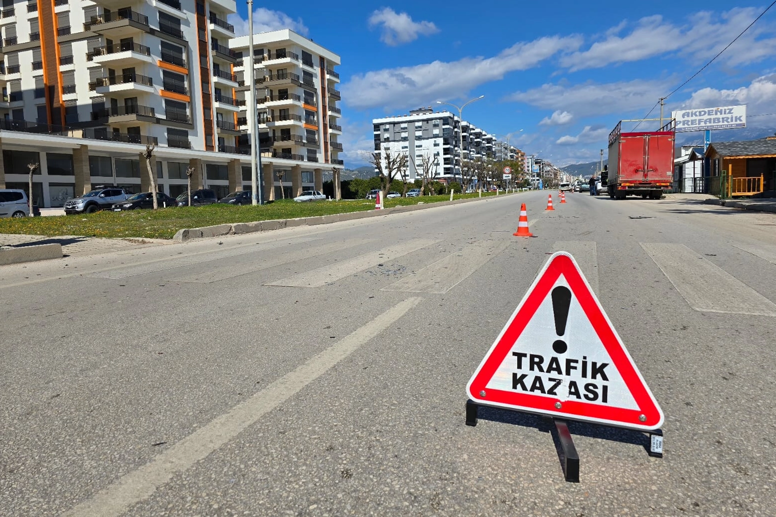 Antalya Kumluca'da trafik kazası! 