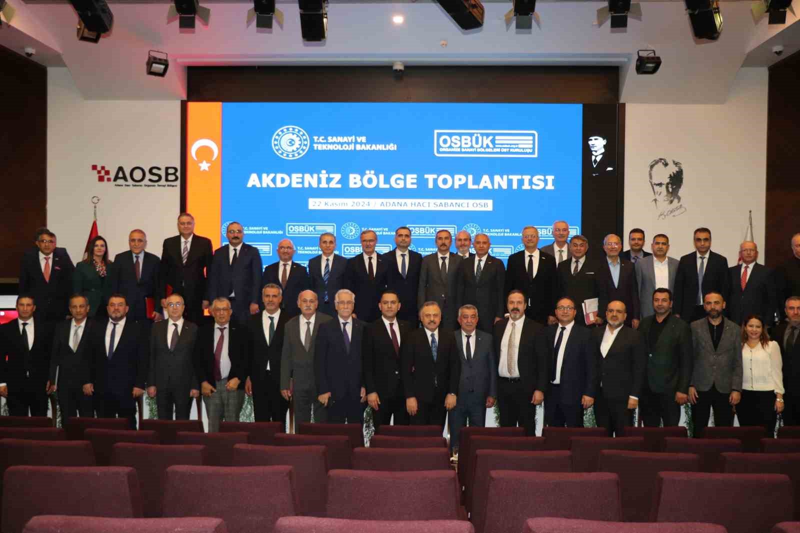 Aosbde “Akdeniz Bölgesi Sanayi Zirvesi”