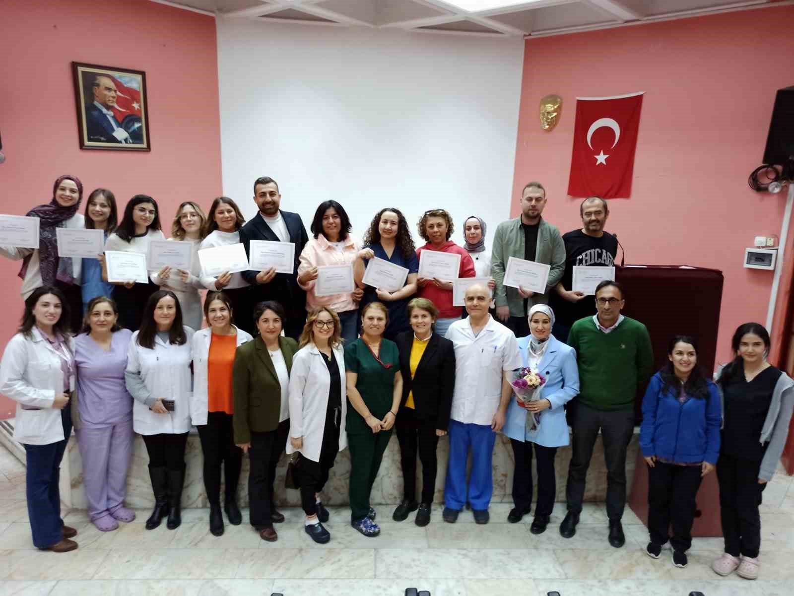 Aydın Devlet Hastanesindeki Eğitim Programı Sona Erdi