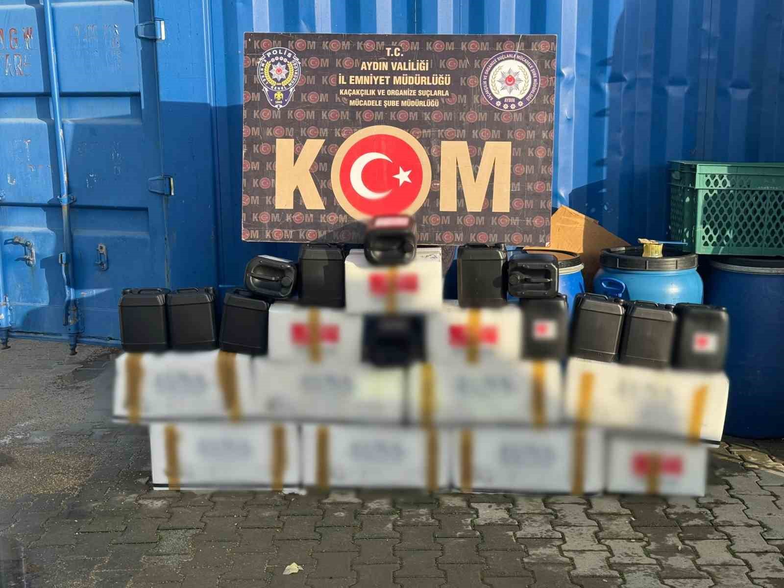 Aydında 220 Litre Etil Alkol Ele Geçirildi