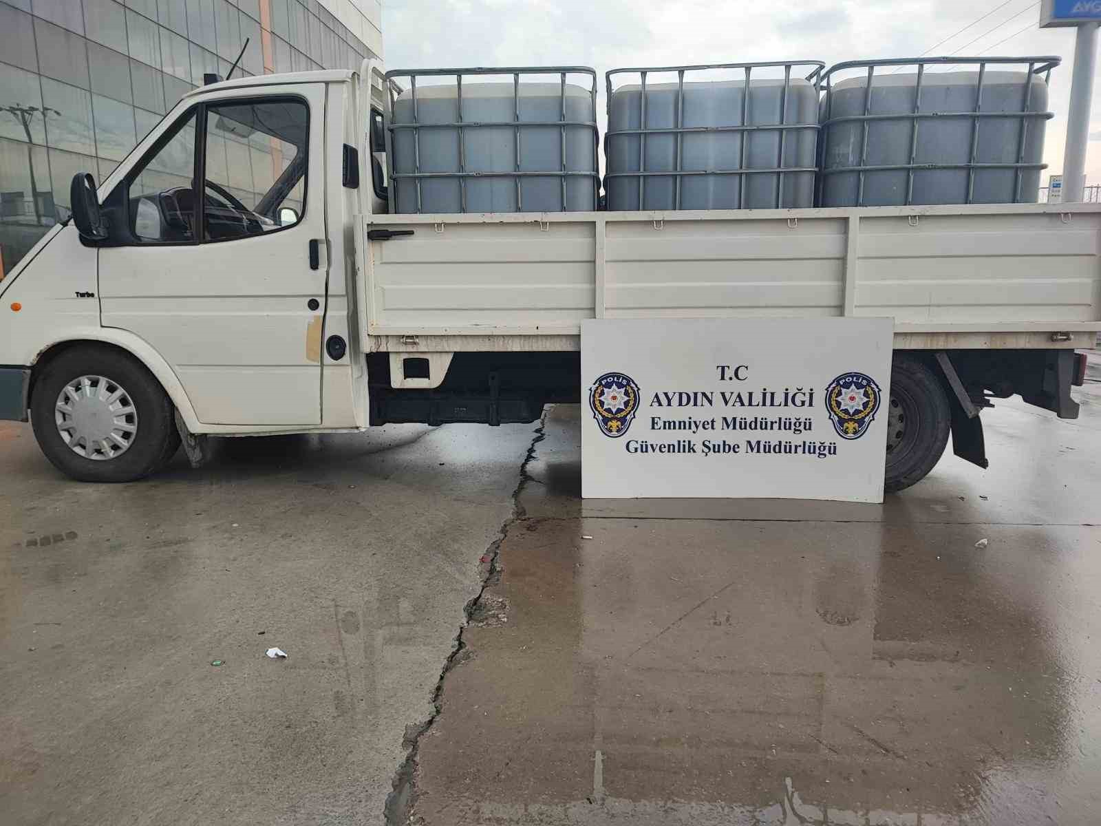 Aydında 3 Bin Litre Tağşiş Yağ Ele Geçirildi