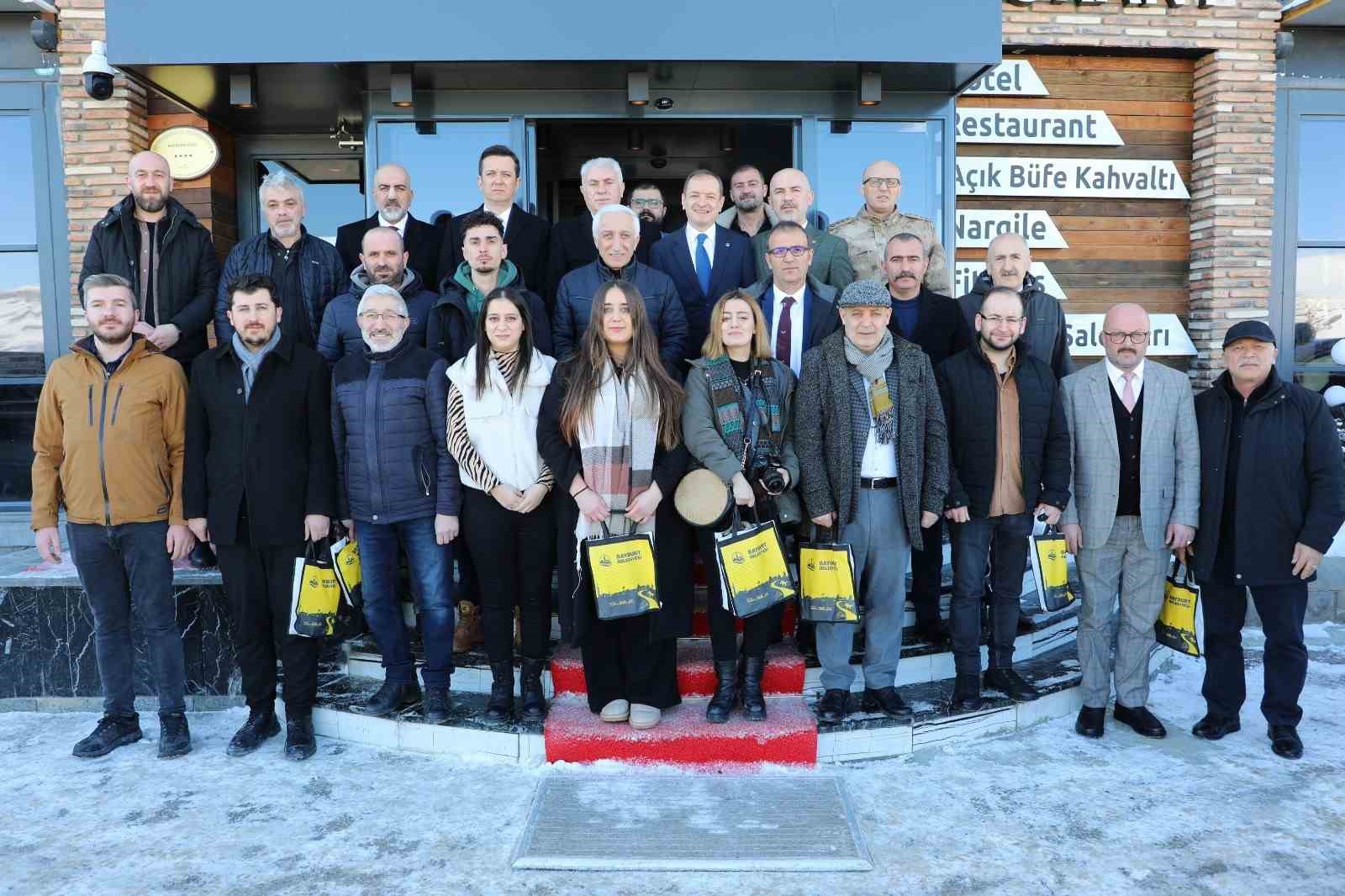 Bayburtta Basın Mensuplarının 10 Ocak Çalışan Gazeteciler Günü Kutlandı