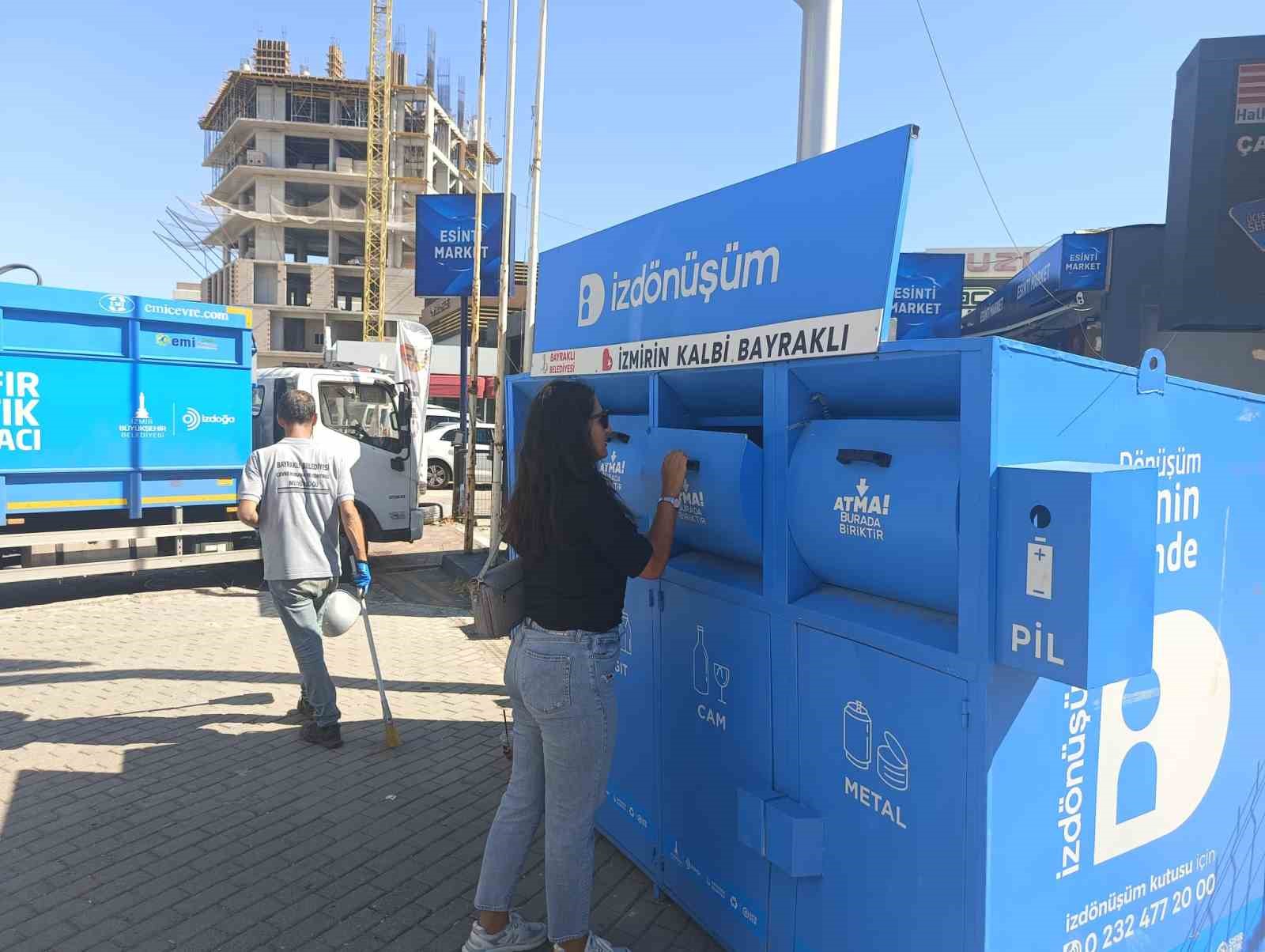 Bayraklıdan Geri Dönüşüme 1 Yılda 650 Ton Atık