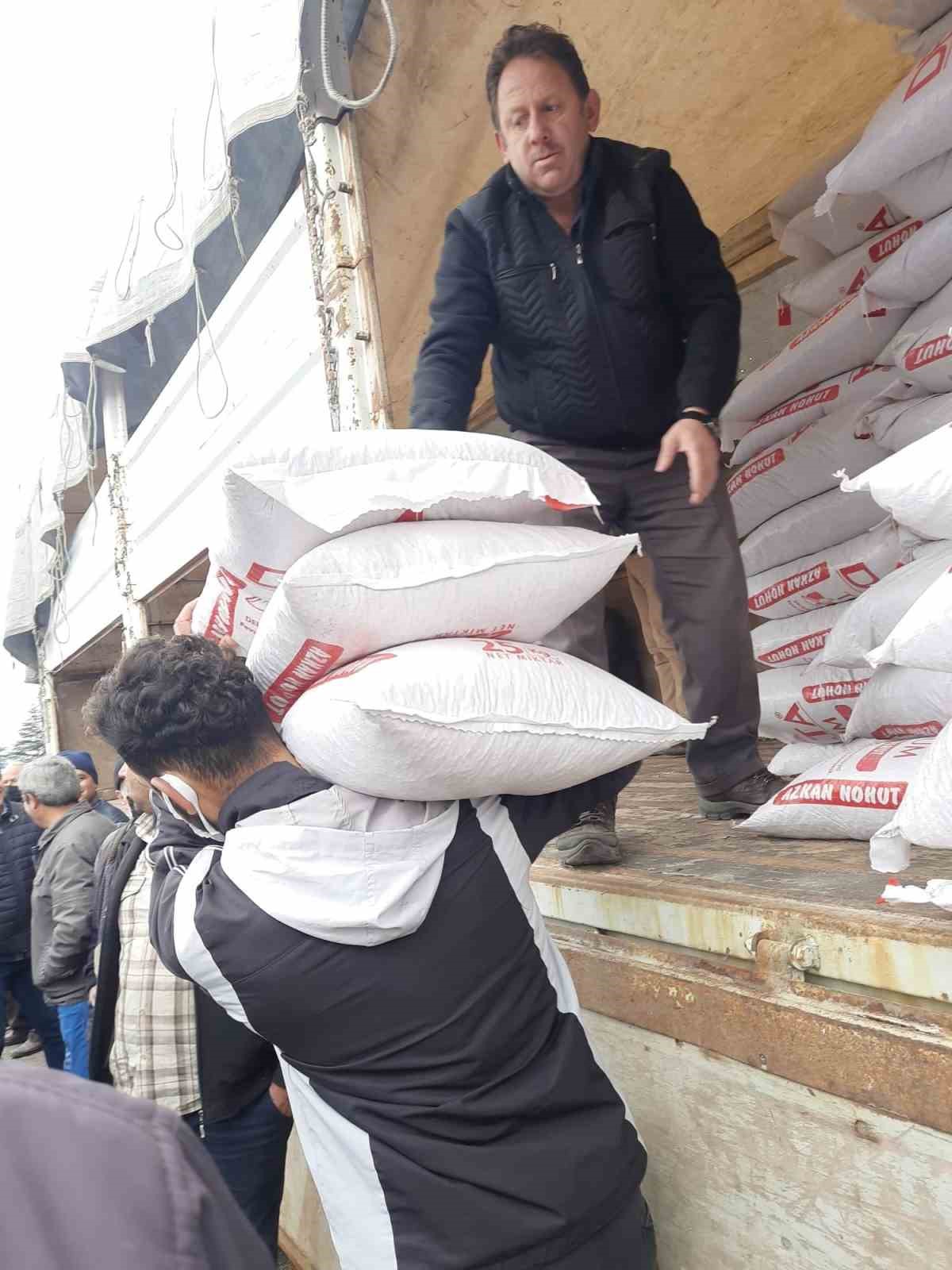 Beyşehirde Çiftçilere Hibe Destekli Nohut Tohumu Dağıtılacak