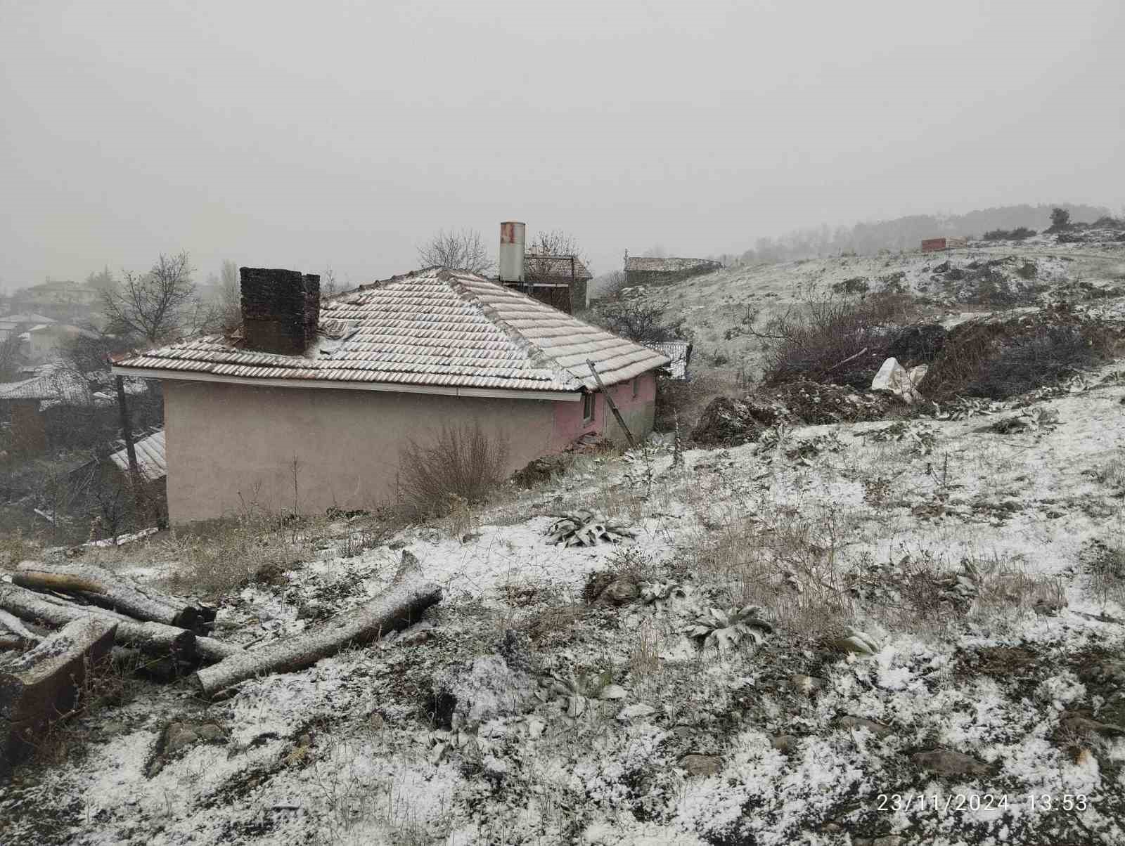 Bilecikte Kar Yağışı Etkili Oldu