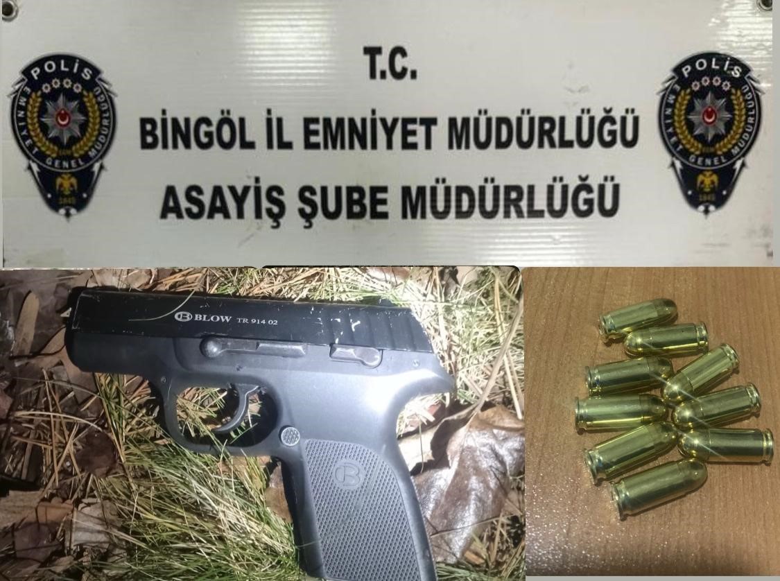 Bingölde 3 Adet Silah Ele Geçirildi