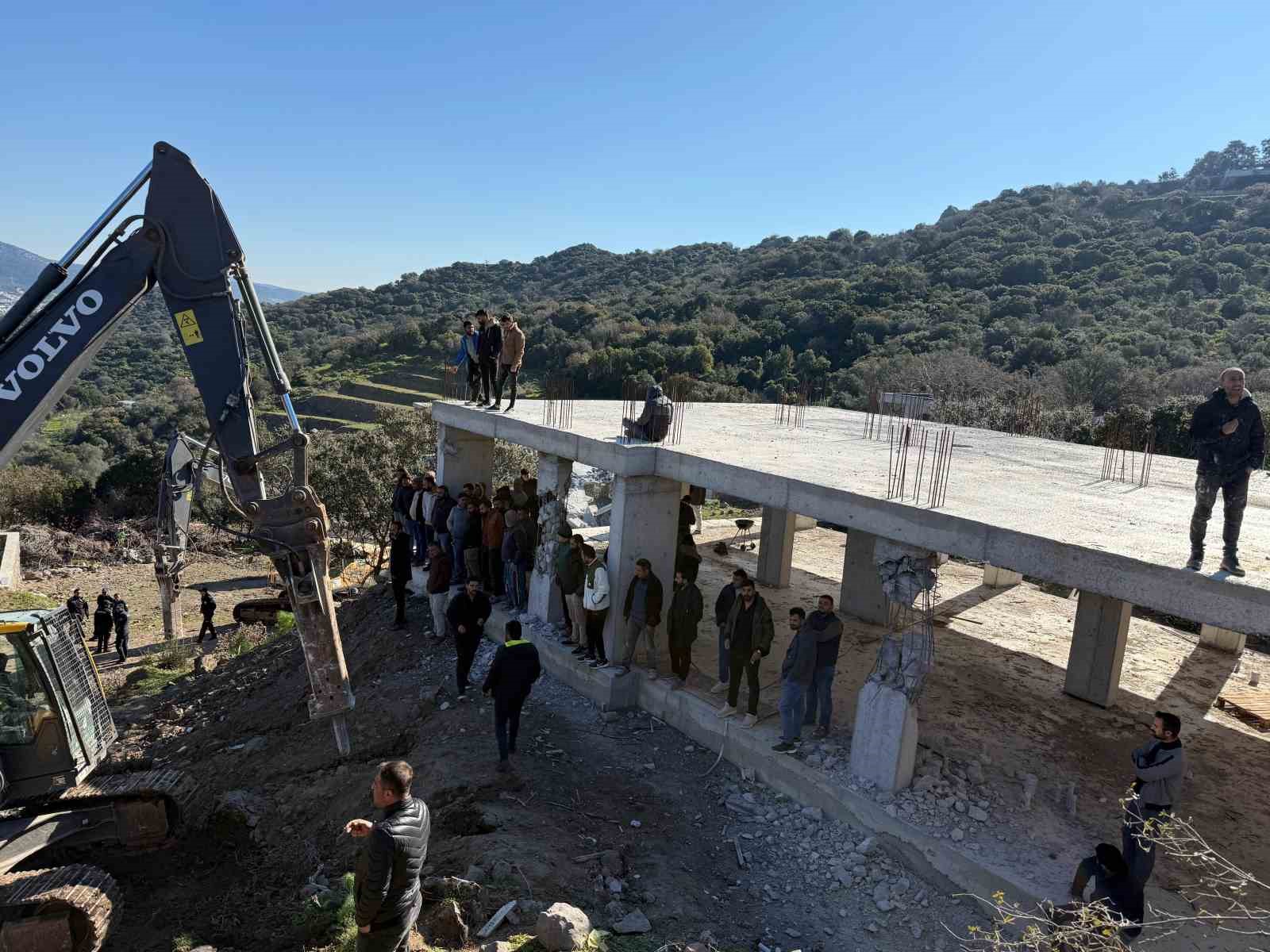 Bodrumda Yıkım Gerginliği