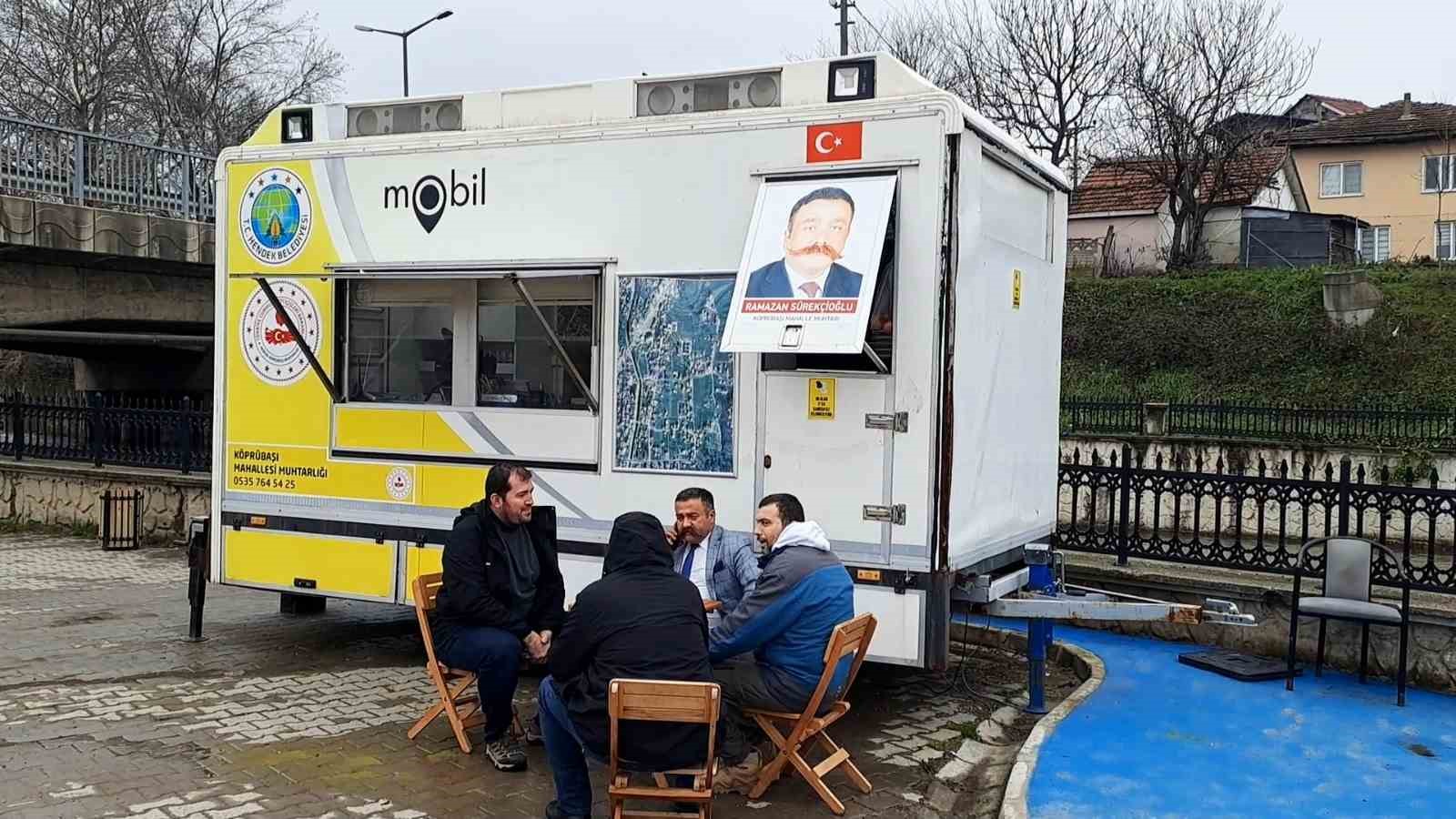 Bu Da Karavanlı Seyyar Muhtar: Hizmeti Vatandaşın Ayağına Kadar Götürüyor