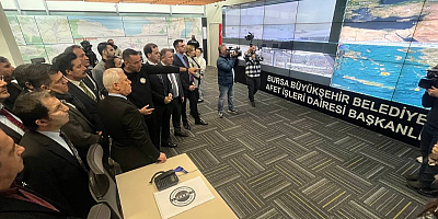 Bursa Büyükşehir Afet Koordinasyon Merkezi hizmete açıldı