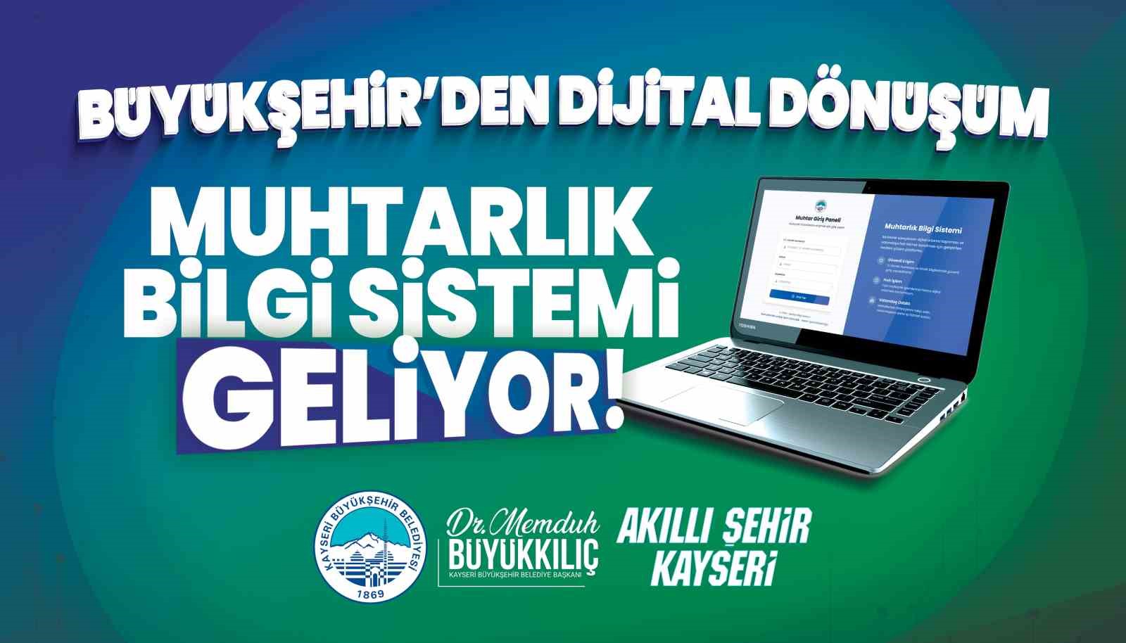 Büyükşehirden Dijital Dönüşüm: Muhtarlık Bilgi Sistemi Geliyor