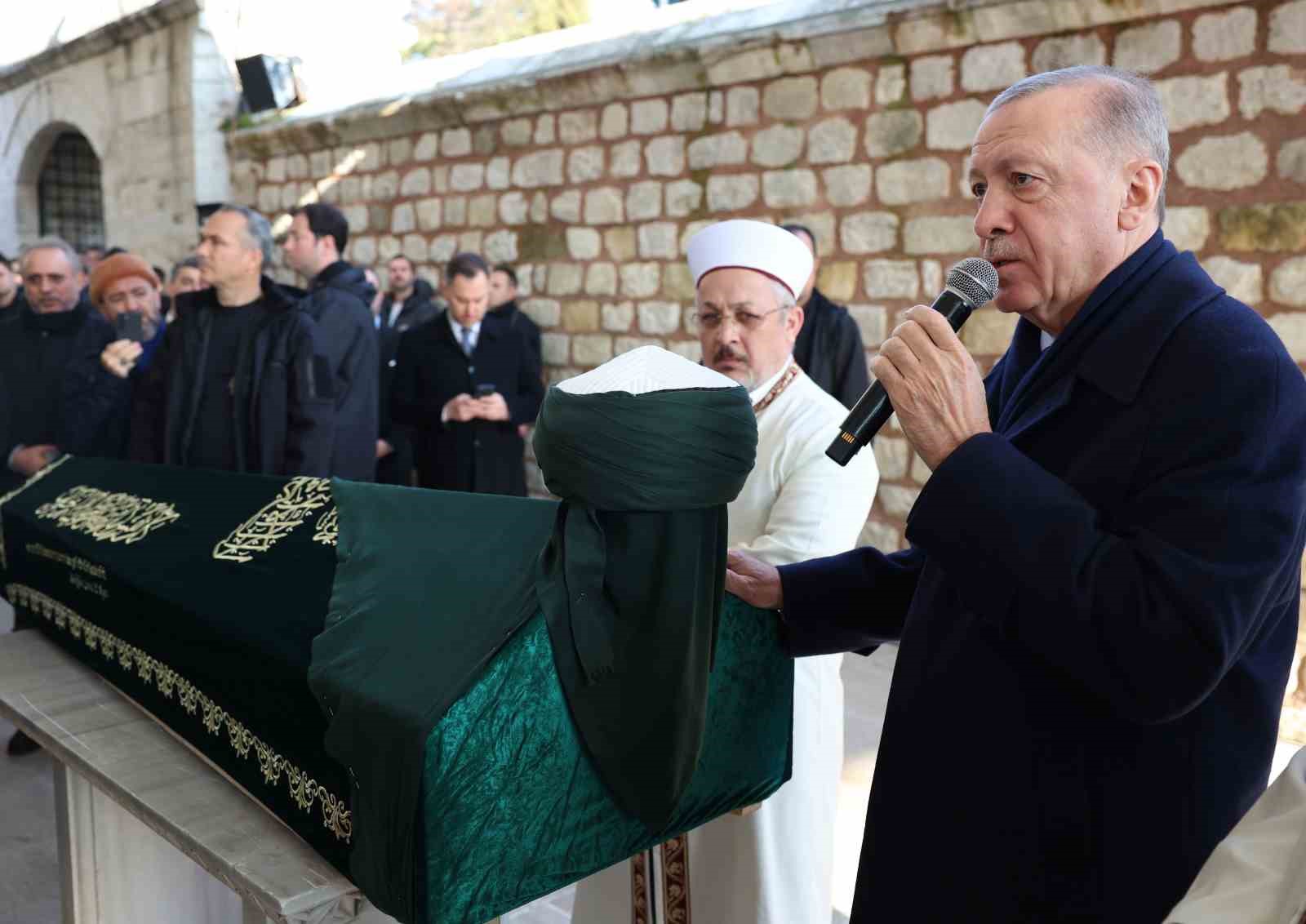 Cumhurbaşkanı Erdoğan, Kasım Yağcıoğlunın Cenaze Törenine Katıldı