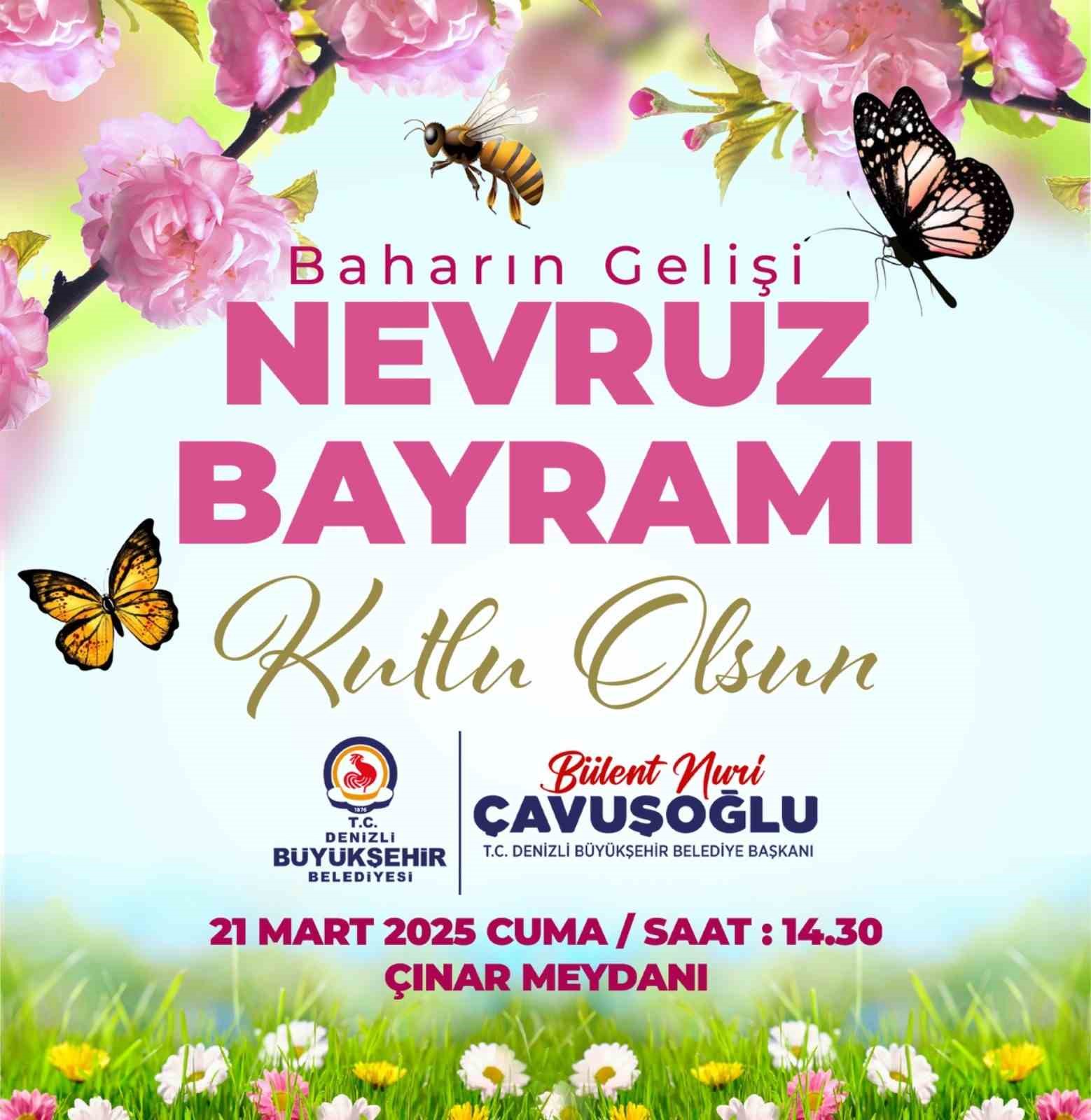 Denizli Büyükşehir Belediyesinden Nevruz Kutlaması