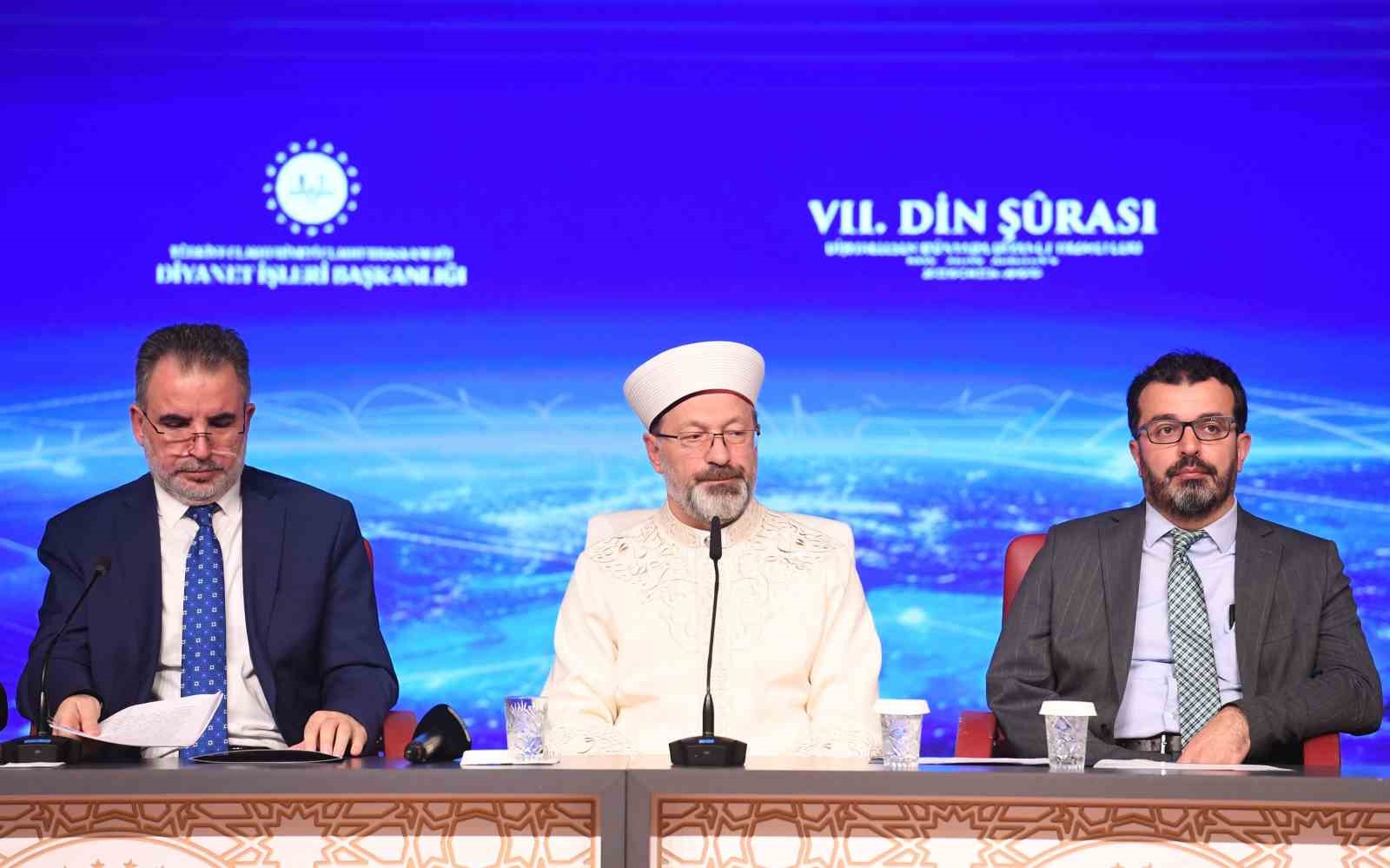 Diyanet İşleri Başkanı Erbaş, “7. Din Şurası” Kararlarını Açıkladı