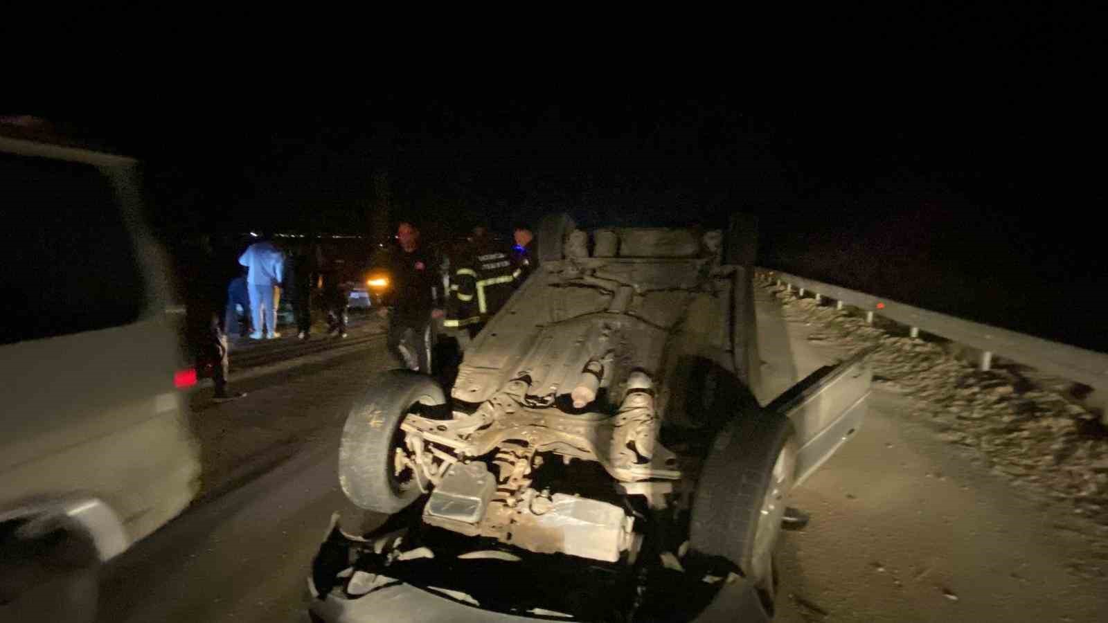 Erzincanda Trafik Kazası: 1 Yaralı