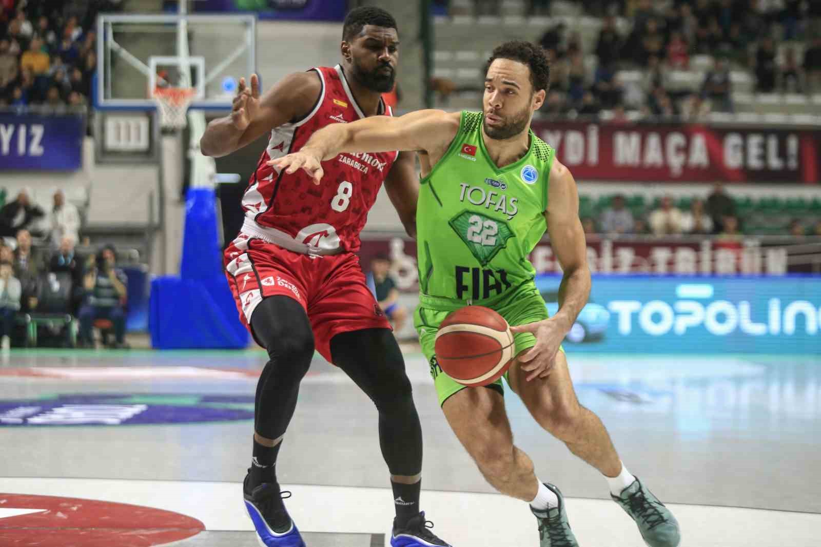 Fıba Europe Cup: Tofaş: 83 - Zaragoza: 97