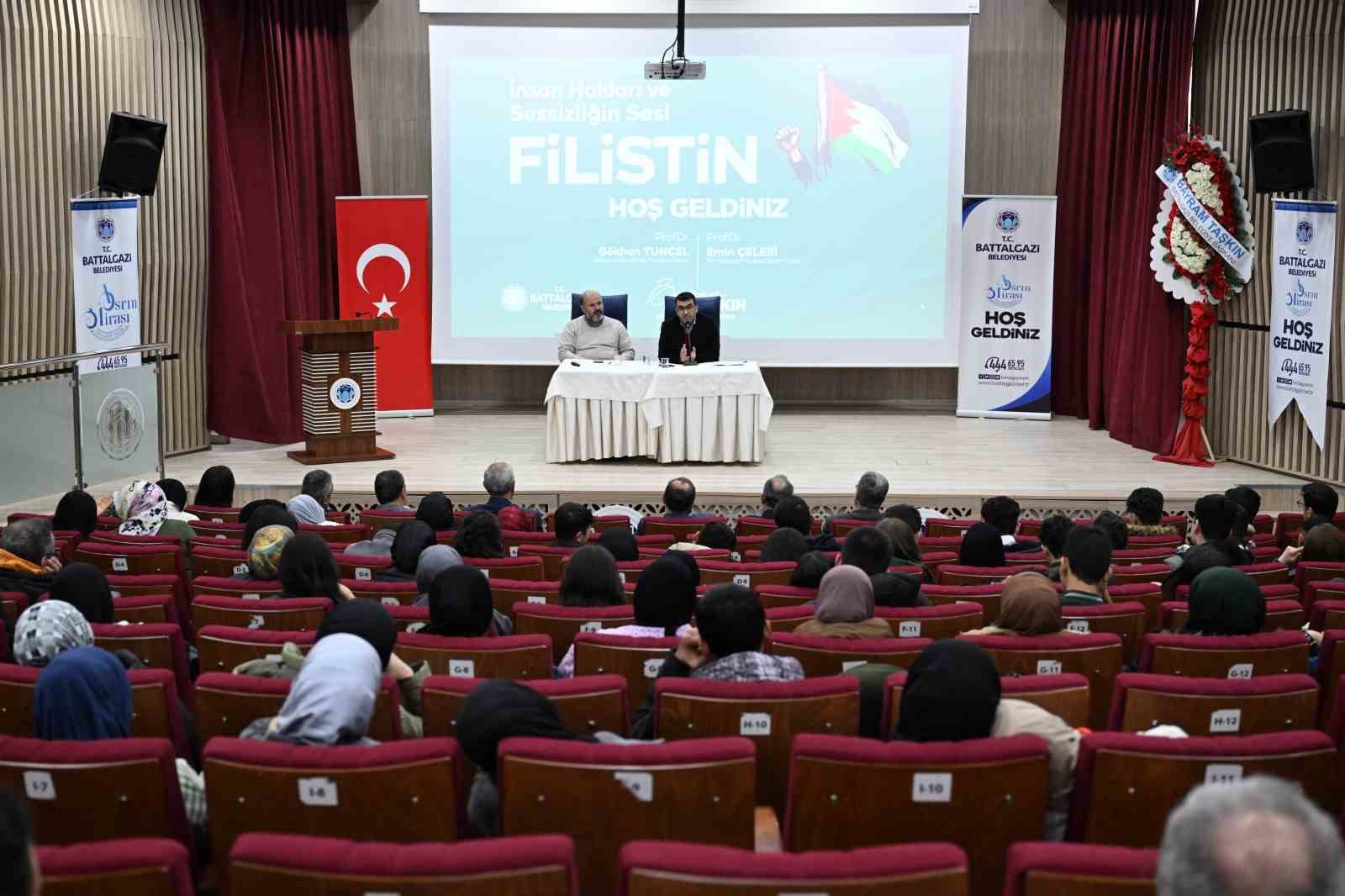 Filistinin Sessiz Çığlığı Battalgazide Yankılandı