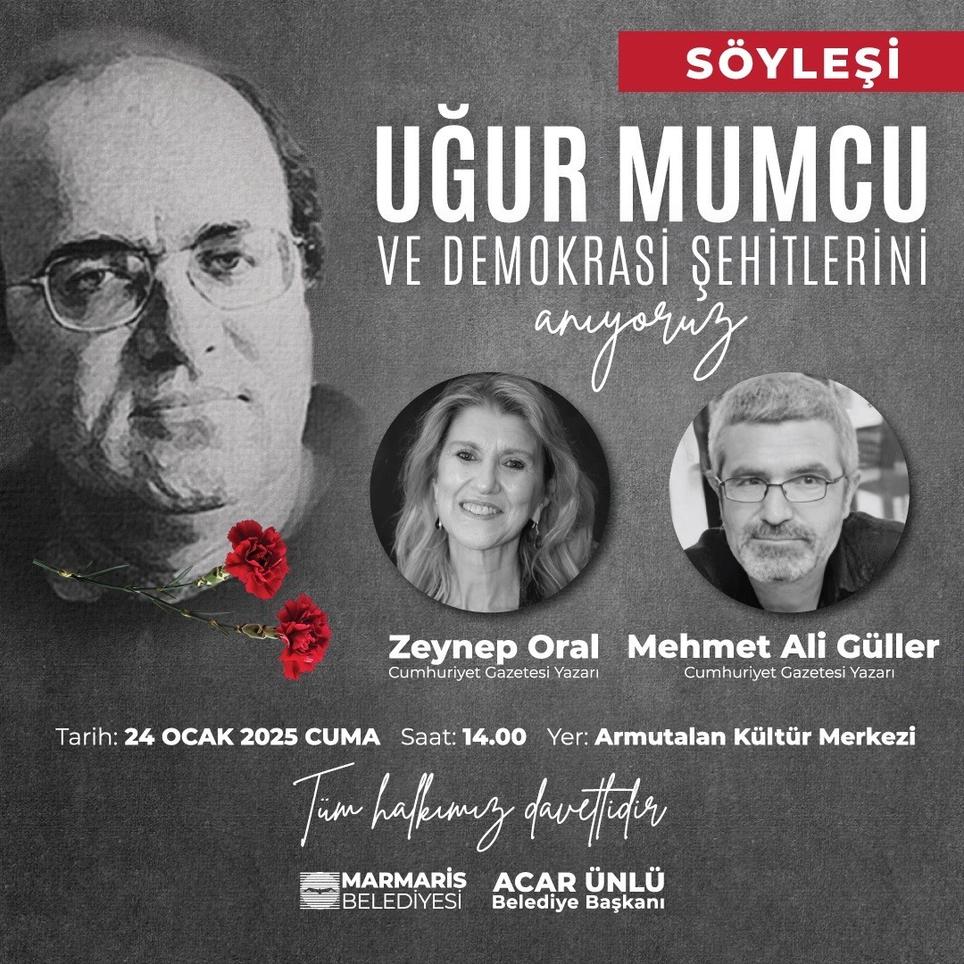 Gazeteci Ve Yazar Mumcu, Marmariste Anılacak