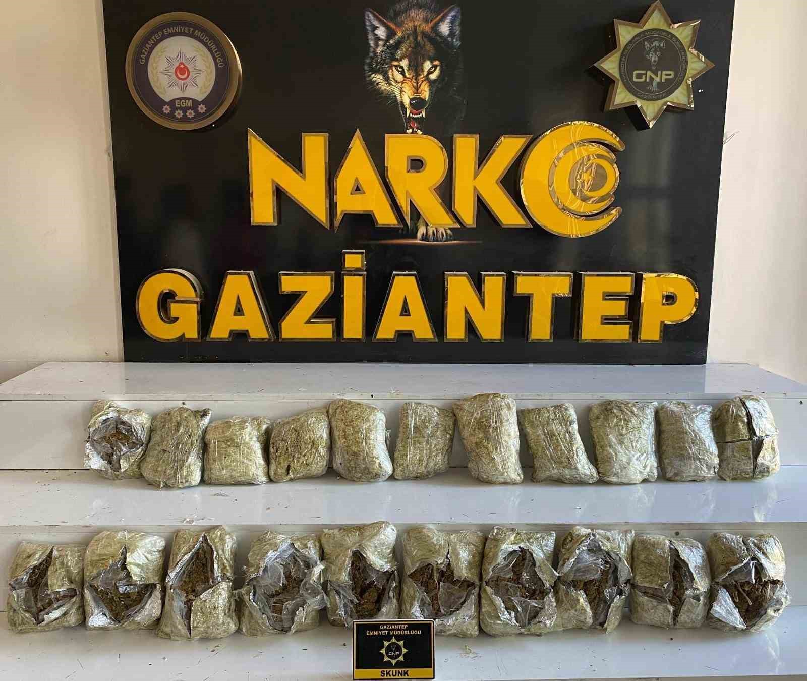 Gaziantepte 123 Kilo Skunk Ve Metamfetamin Ele Geçirildi: 4 Tutuklama