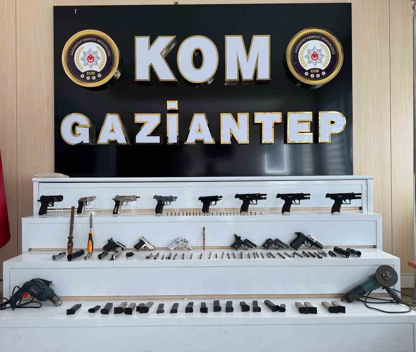 Gaziantepte Silah Kaçakçılarına Operasyon: 2 Gözaltı