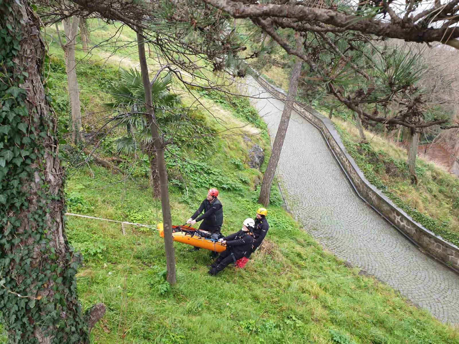 Giresun Kalesinde Arama-Kurtarma Eğitim Gerçekleştirildi