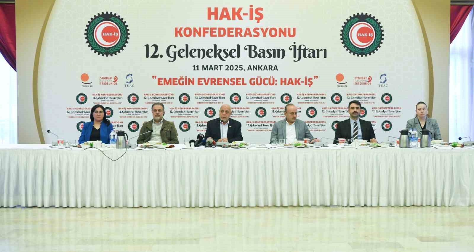 Hak-İş Genel Başkanı Arslan: Asgari Ücret Tespit Komisyonunda Kimin Olduğundan Ziyade Komisyonunun Yapısına İtirazımız Var