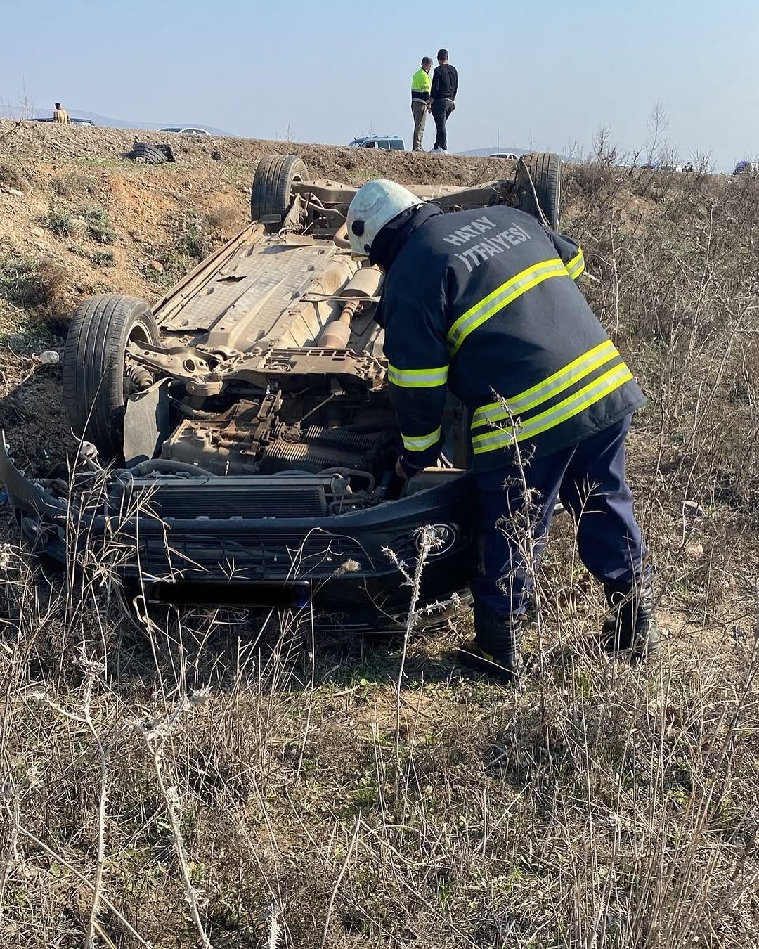 Hatayda Trafik Kazası:1 Ölü, 8 Yaralı