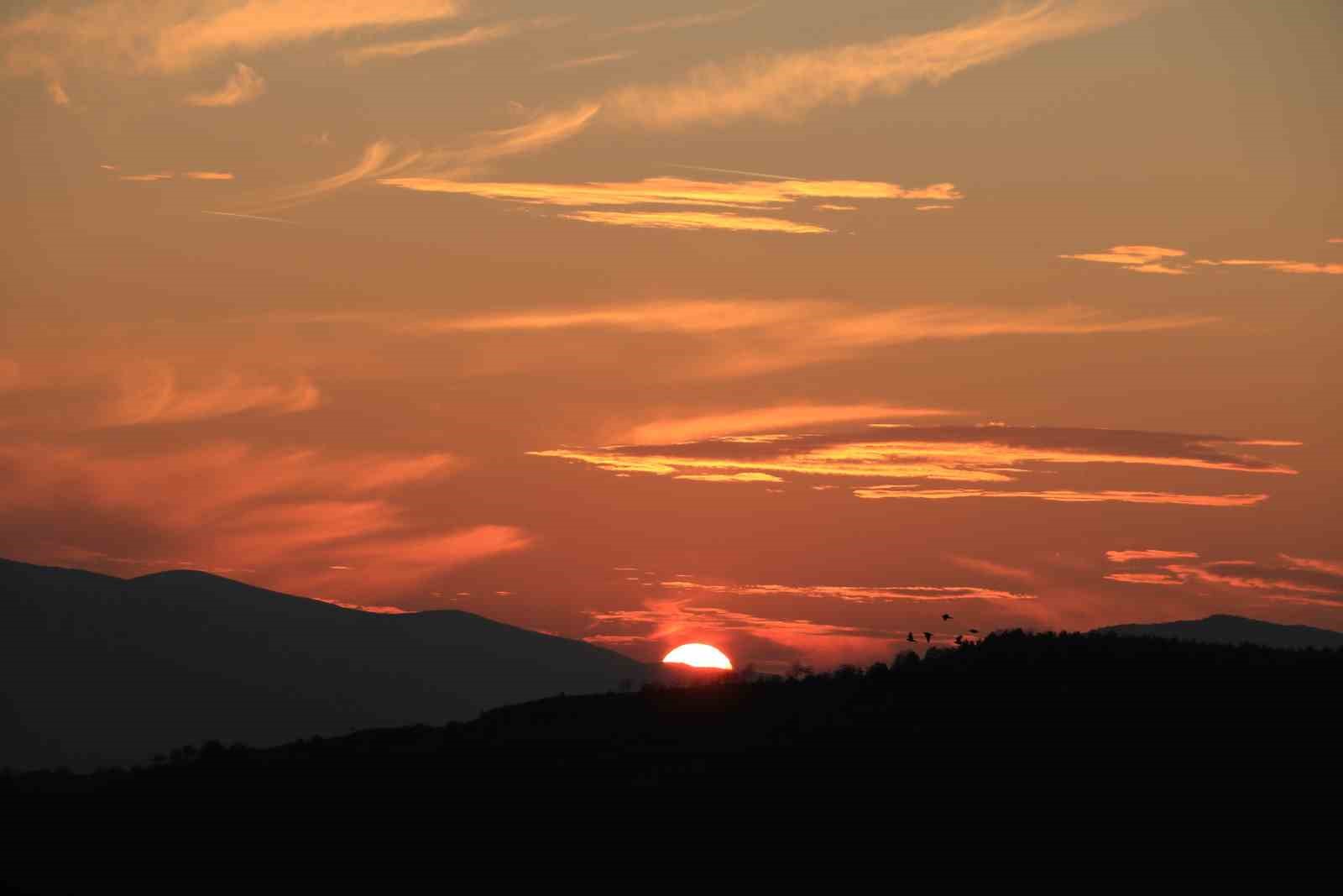 Ilgaz Dağında Gün Batımı Mest Etti