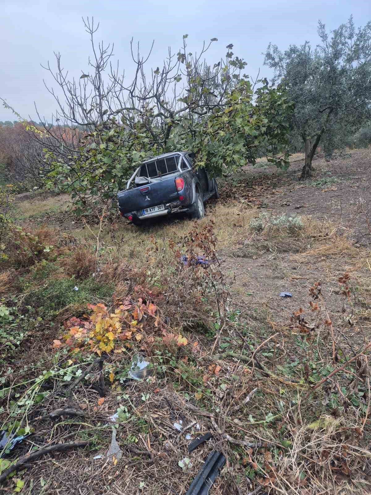 İşçileri Taşıyan Kamyonet Ağaca Çarptı: 1 Ölü, 7 Yaralı