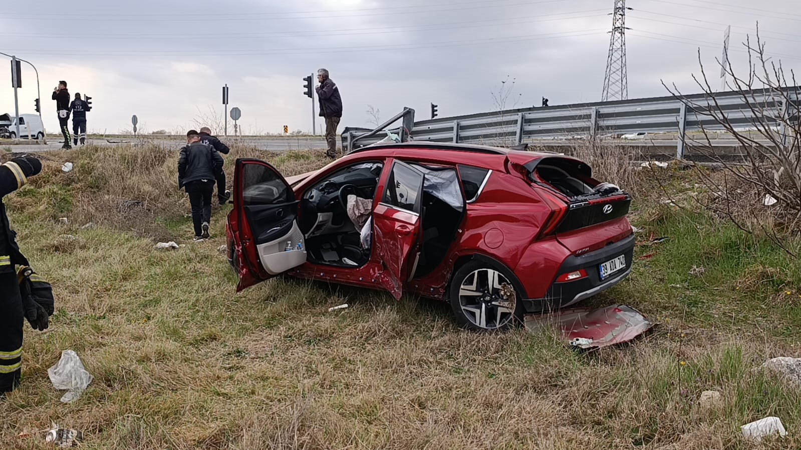 Işık İhlali Kazayı Beraberinde Getirdi: 1 Yaralı