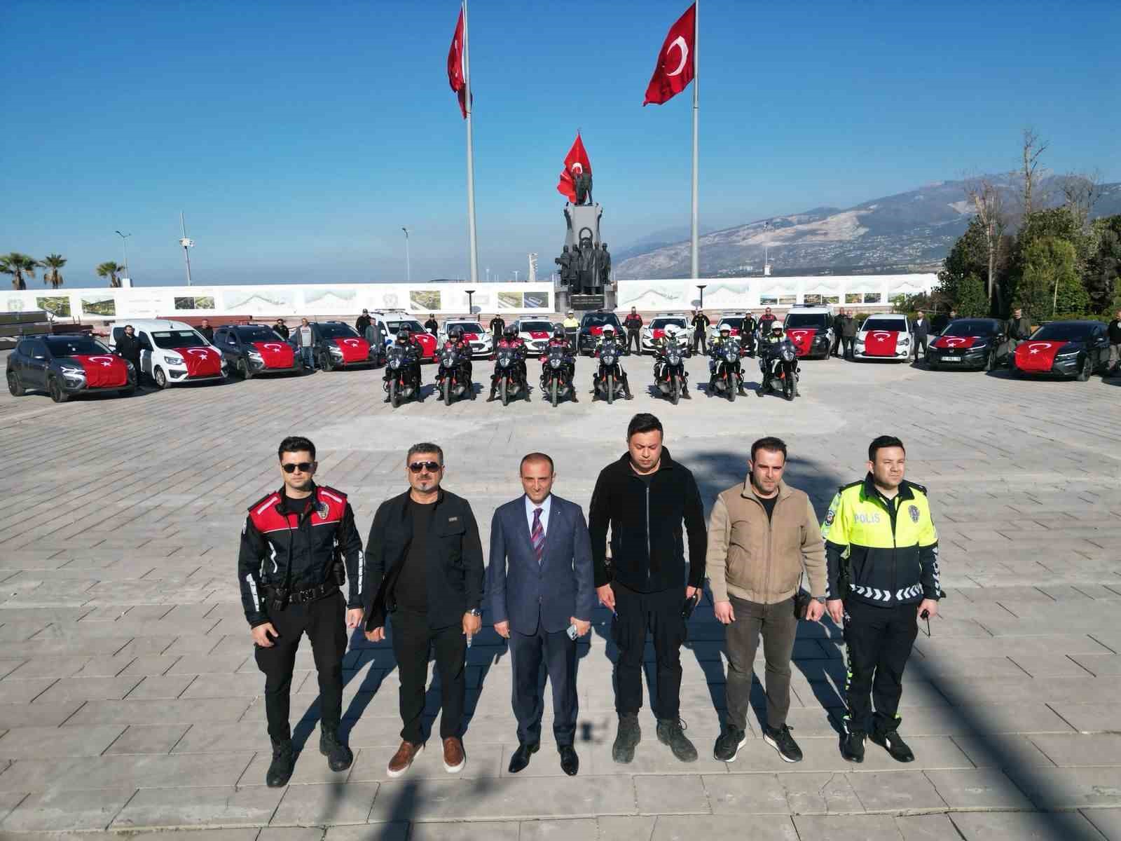 İskenderun Emniyetine 23 Araç Takviyesi