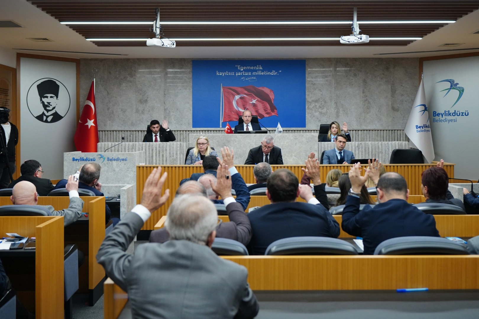 İstanbul'da Beylikdüzü Belediyesi Mart ayı meclisi gerçekleşti