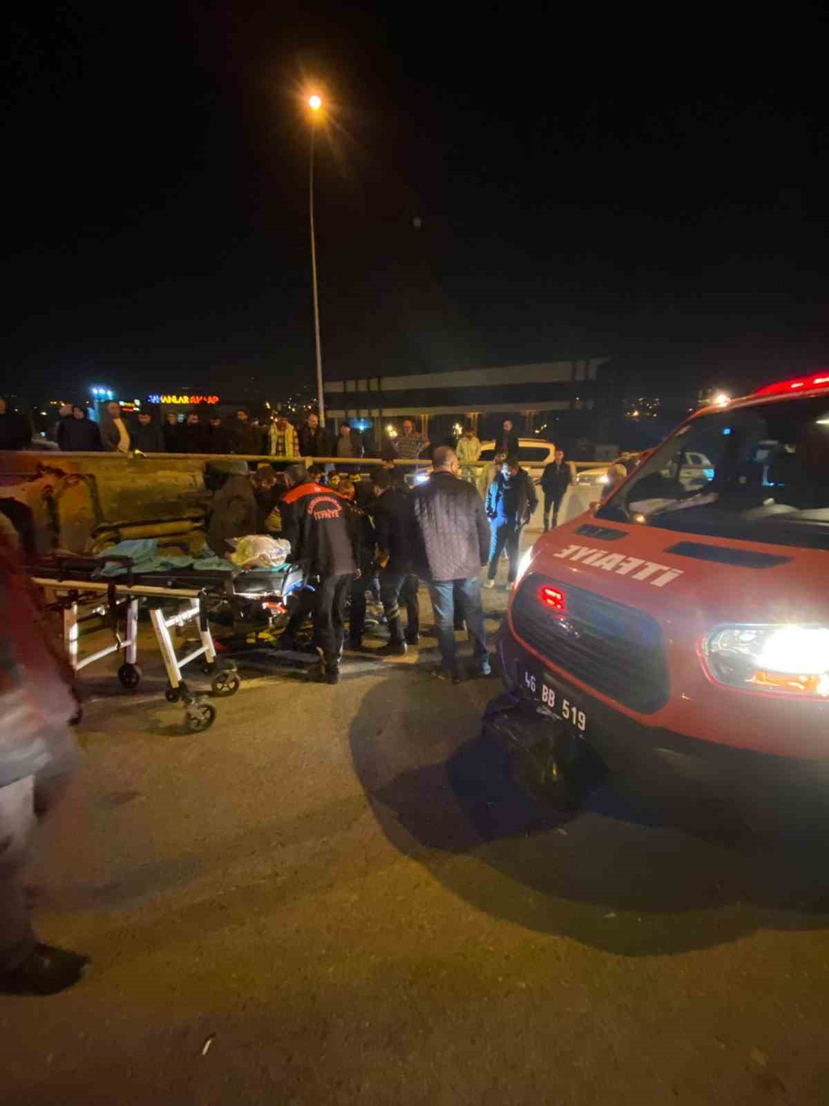 Kahramanmaraşta 3 Araçlı Zincirleme Trafik Kazası: 5 Yaralı