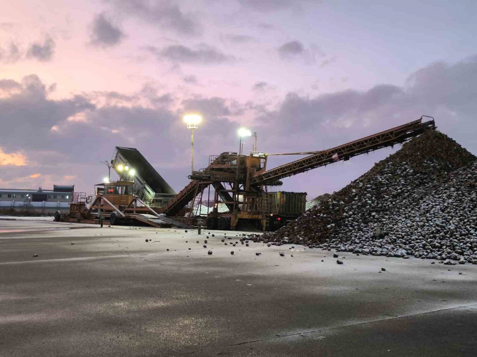 Kars Şeker Fabrikasında 175 Ton Pancar İşlendi