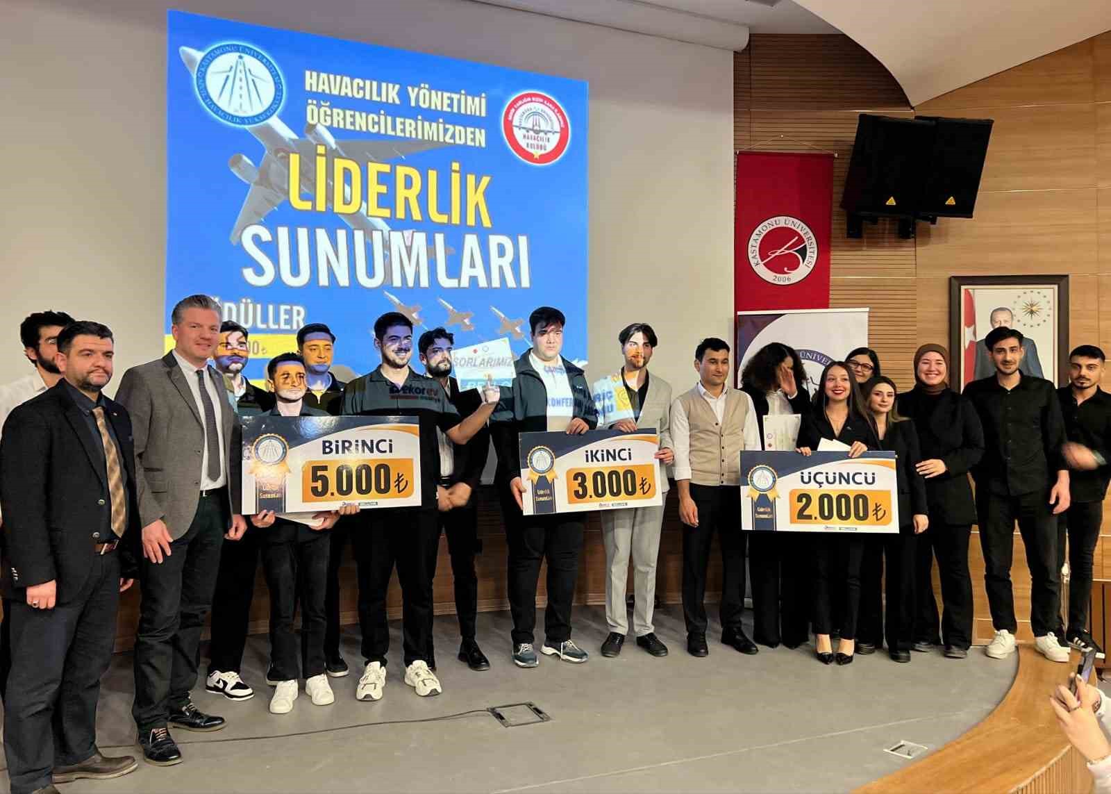 Kastamonuda Üniversite Öğrencileri Liderlik Sunumlarıyla Yarıştı