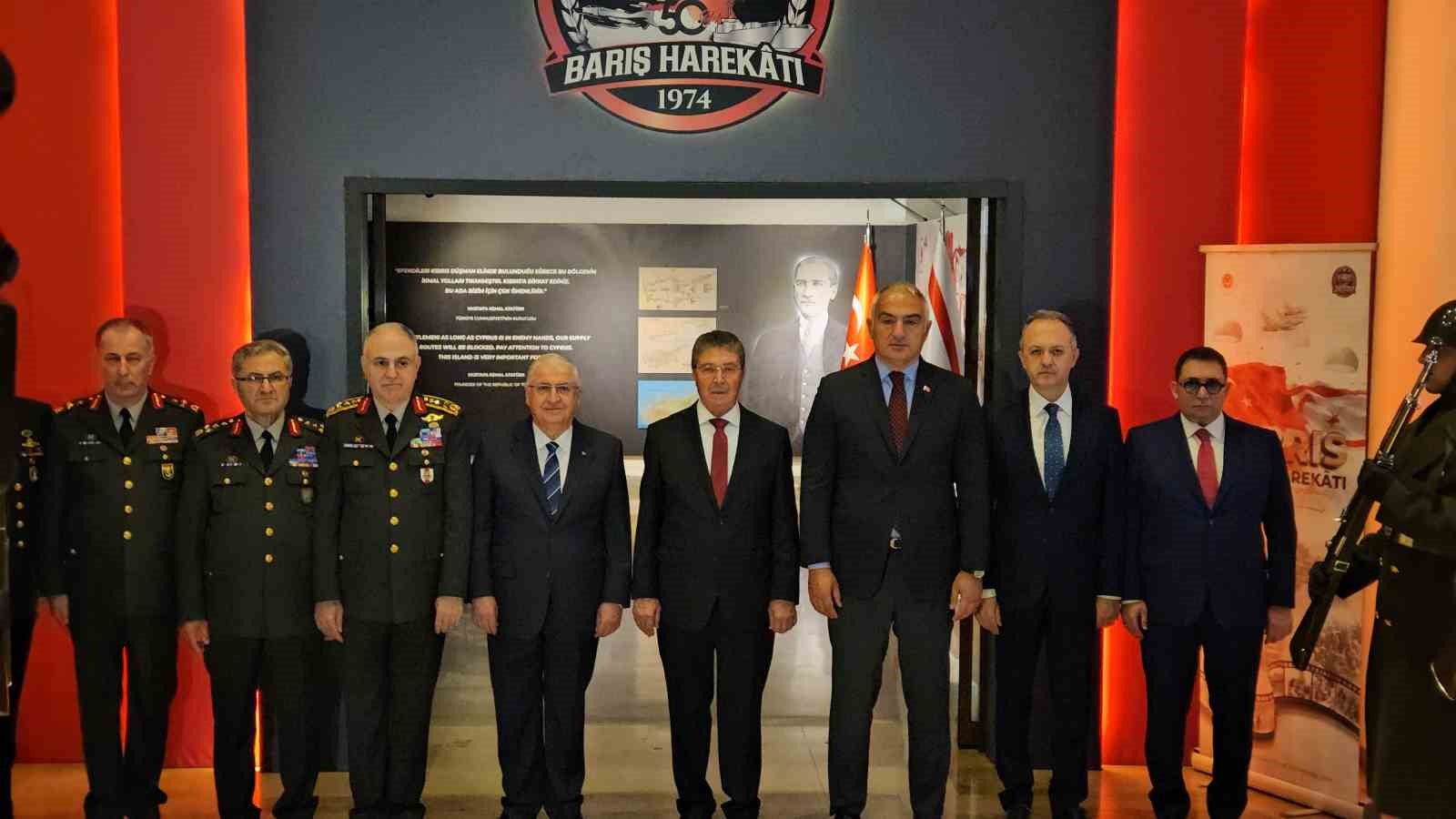 Kıbrıs Barış Harekatı Sergisi Bakan Ersoy Ve Gülerin Katılımıyla Açıldı