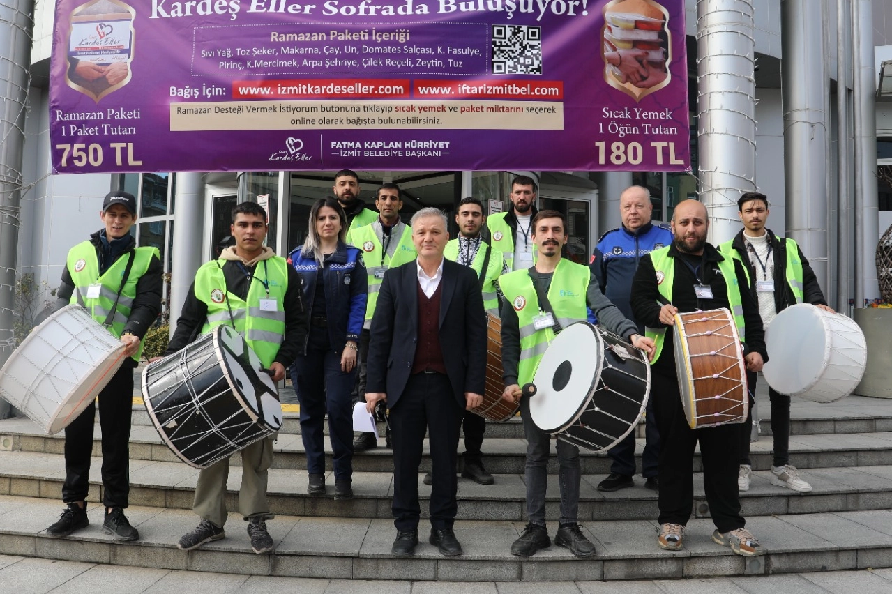 Kocaeli İzmit'in Ramazan davulcuları belli oldu