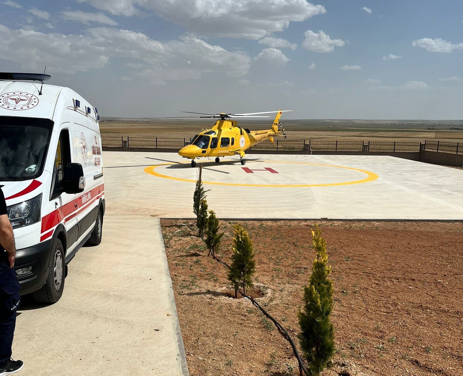 Konyada Kalp Krizi Geçiren Hasta İçin Hava Ambulansı Havalandı