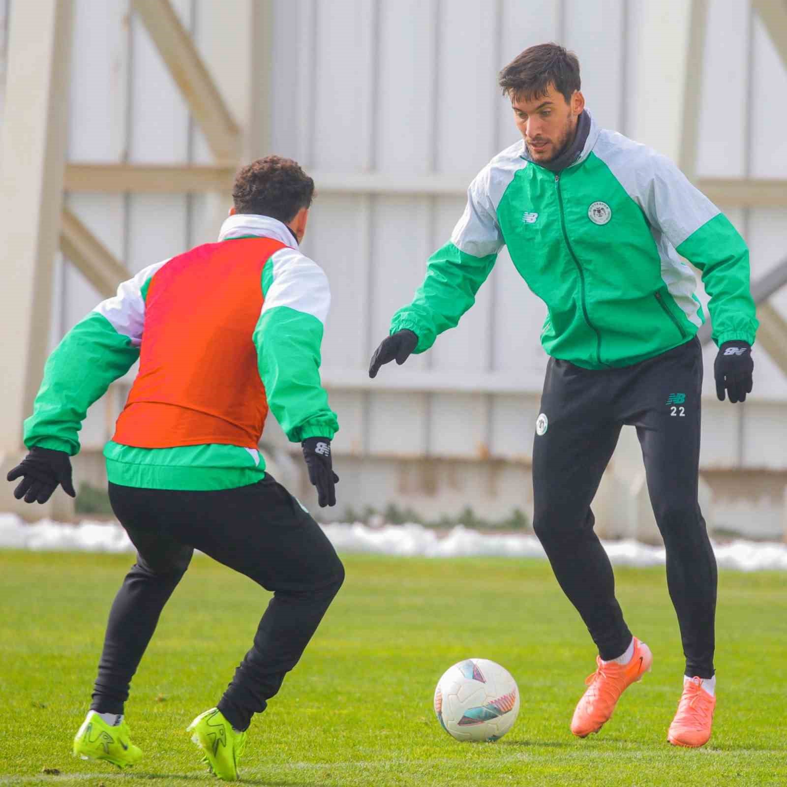 Konyasporda, Adana Demirspor Maçı Hazırlıkları Sürüyor