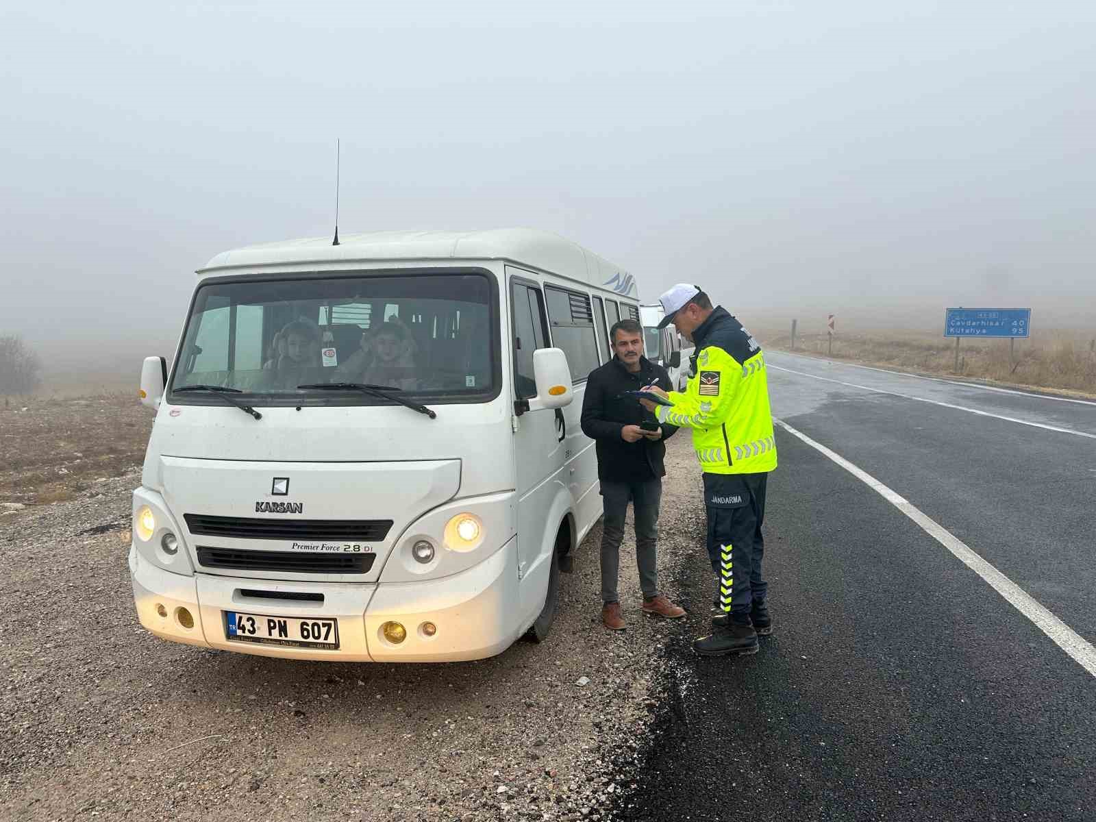 Kütahyada Okul Servis Araçlarına Yönelik Denetim