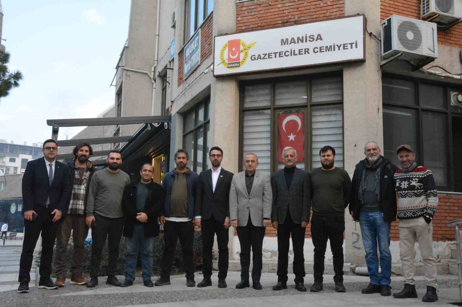 Manisa Tso Başkanı Yılmazdan Gazeteciler Cemiyetine Ziyaret