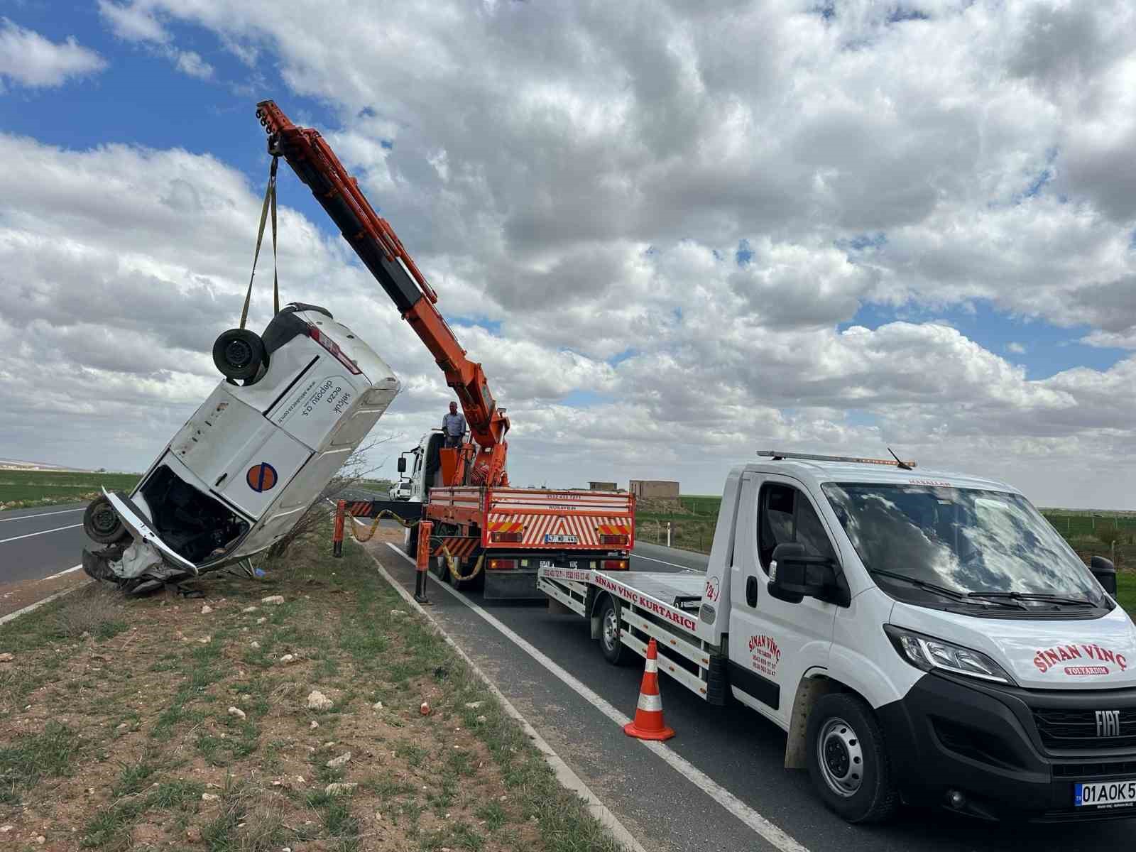 Mardinde Kamyonet Takla Attı: 1 Yaralı