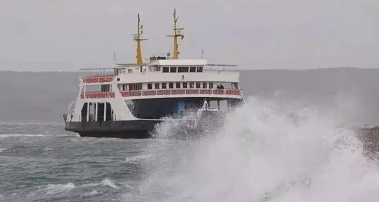 Marmarada Olumsuz Hava Şartları Nedeniyle Deniz Seferleri İptal Edildi