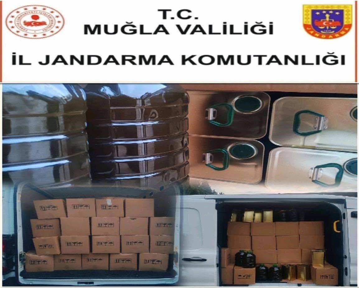 Muğlada Bin 520 Litre Sahte Zeytinyağı Ele Geçirildi