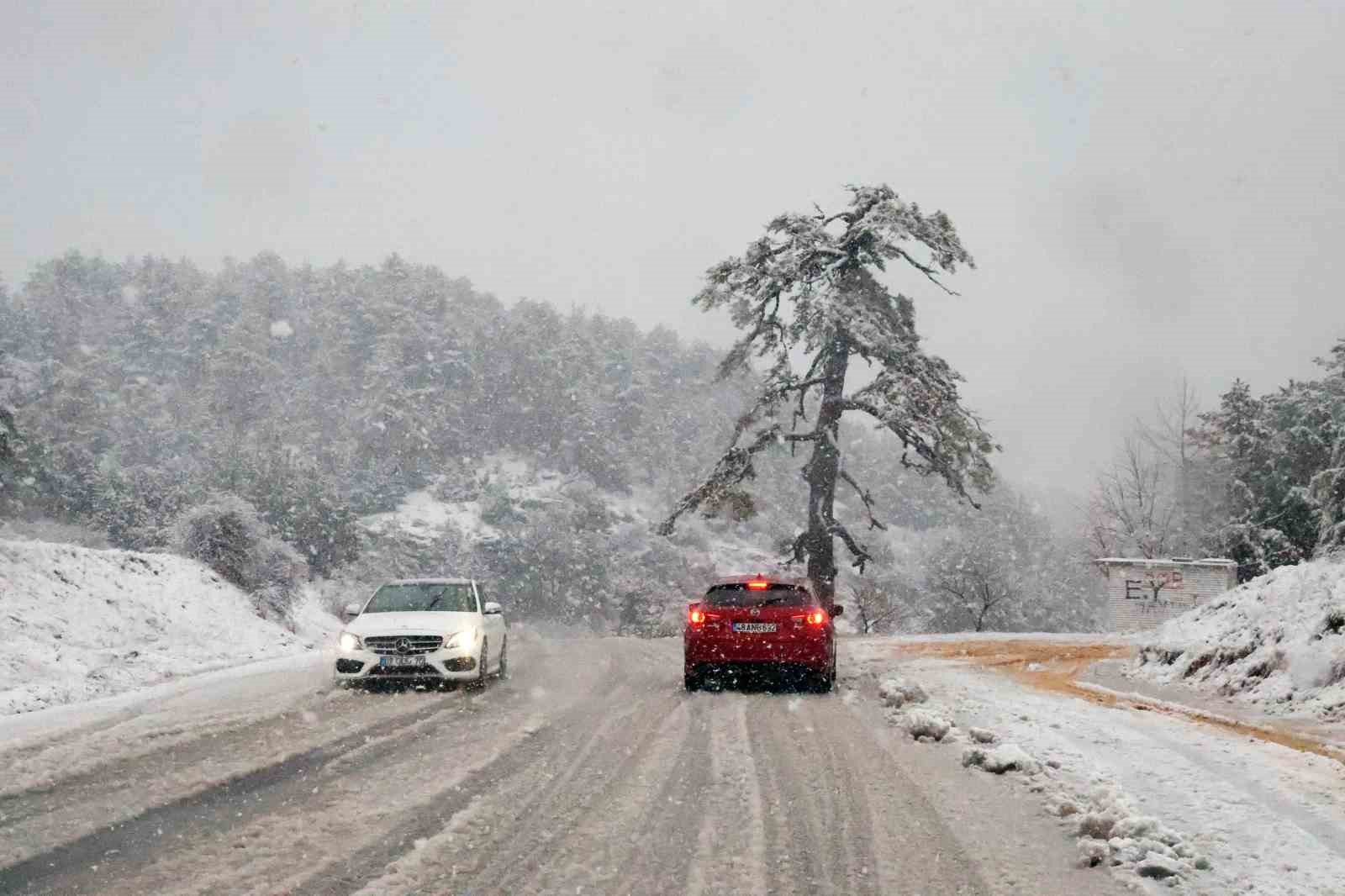 Muğlanın Yüksek Kesimleri Beyaza Büründü