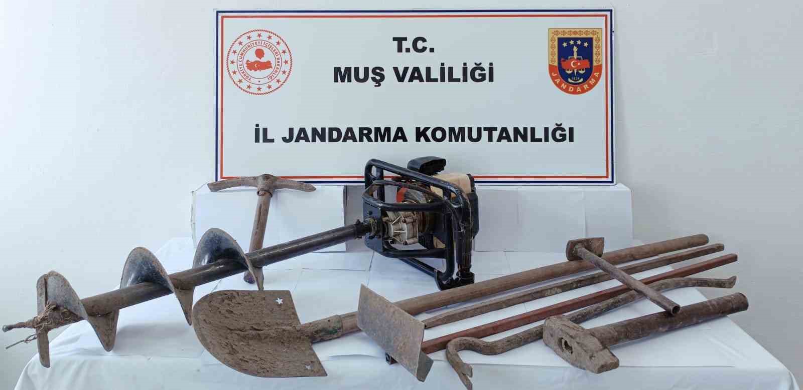 Muşta Sit Alanında Kazı Yapanlara Operasyon