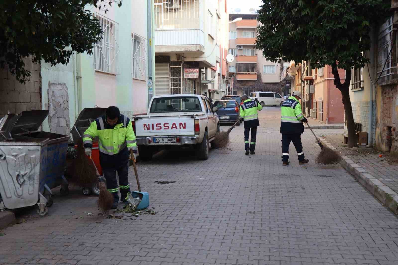 Nazilli Belediyesinden Turan Mahallesinde Kapsamlı Temizlik Çalışması