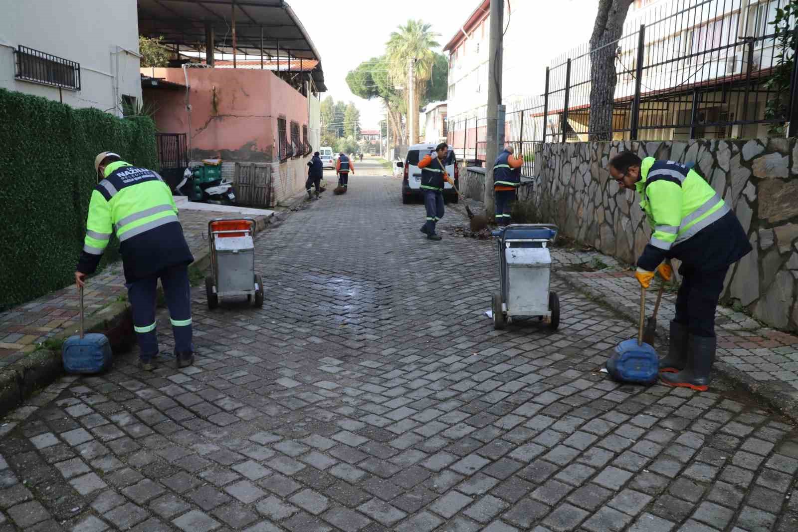 Nazillide Temizlik Seferberliği Sürüyor