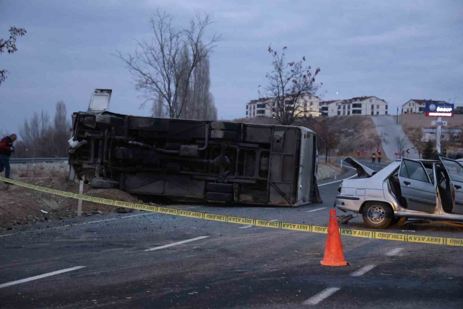 Nevşehirdeki Feci Kazada 1 Kişi Hayatını Kaybetti